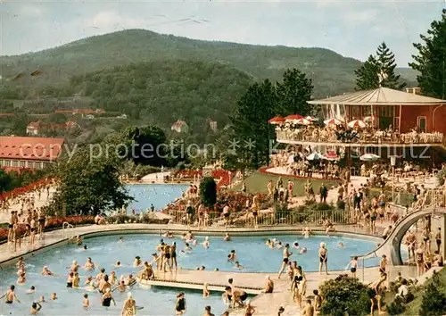 AK / Ansichtskarte Bad_Kissingen Terrassen Schwimmbad Bad_Kissingen