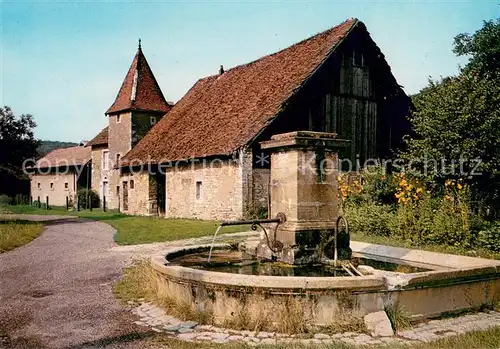 AK / Ansichtskarte Rougemont_Besancon Au pied du Massif des Monts Jura Lavoir Louis XVI et vieille demeure a Nans Rougemont Besancon