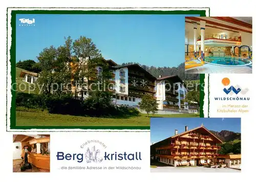 AK / Ansichtskarte Wildschoenau_Tirol Erlebnishotel Berg Kristall Rezeption Hallenbad Wildschoenau Tirol