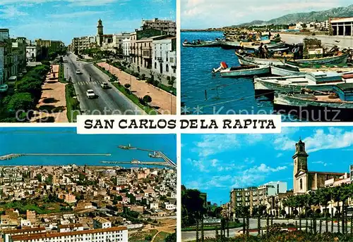 AK / Ansichtskarte San_Carlos_de_la_Rapita  Ortsmotive Fischerhafen Fliegeraufnahme San_Carlos_de_la_Rapita 