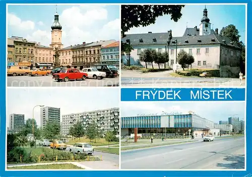 AK / Ansichtskarte Frydek Mistek Frydku a moravskeho Mistku Dnes stredisko Vychodisko vyletu do Beskyd Frydek Mistek