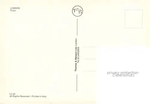 AK / Ansichtskarte London Pubs London