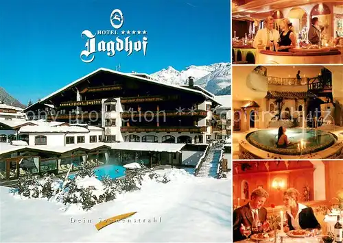 AK / Ansichtskarte Neustift_Stubaital_Tirol Hotel Jagdhof Bar Whirlpool Gaststube Neustift_Stubaital_Tirol
