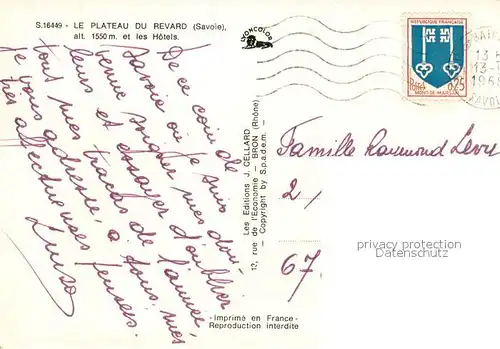 AK / Ansichtskarte Savoie Region Le Plateau du Revard Vue aerienne 