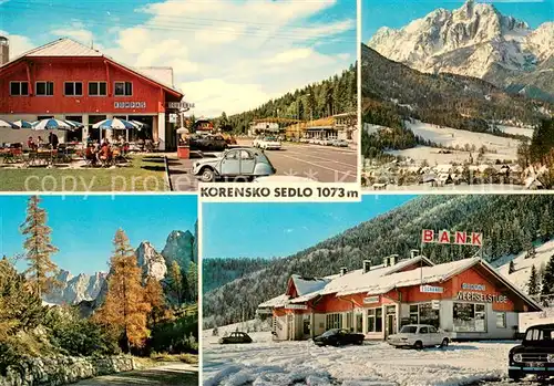 AK / Ansichtskarte Korensko_Sedlo Wurzenpass Alpenpass Karawanken Korensko Sedlo