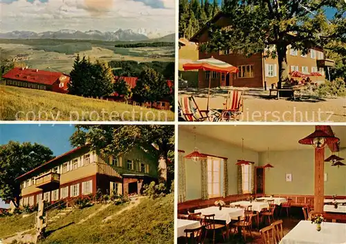 AK / Ansichtskarte Wiggensbach Jugendkurheim auf dem Blender Landschaftspanorama Alpen Wiggensbach