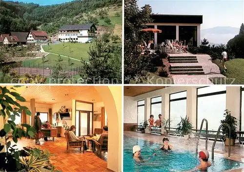 AK / Ansichtskarte Oberkirch_Baden Haus Gruenberg Freizeit Erholungsheim Hallenbad Oberkirch_Baden