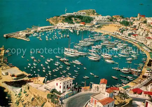 AK / Ansichtskarte Piraeus Tourkolimano Bucht Hafen Fliegeraufnahme Piraeus