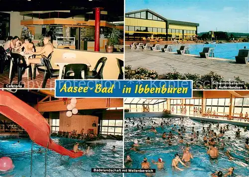 AK / Ansichtskarte Ibbenbueren Aasee Bad Freibad Hallenbad Bar Restaurant Ibbenbueren