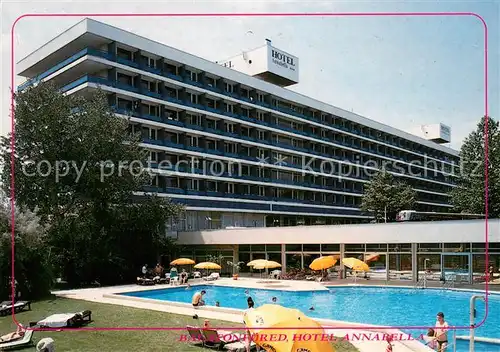 AK / Ansichtskarte Balatonfuered Hotel Annabella Swimming Pool Balatonfuered