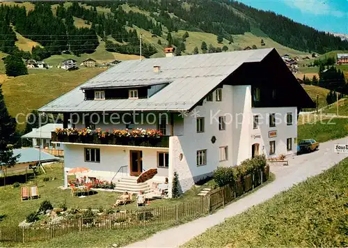 AK / Ansichtskarte Hoefle_Mittelberg Haus Tannegg Kleinwalsertal Hoefle_Mittelberg