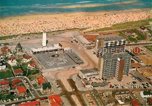 AK / Ansichtskarte Noordwijk_aan_Zee  Vuurtorenplein Kamphotel De Branding luchtopname Noordwijk_aan_Zee 