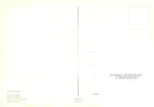 AK / Ansichtskarte Rotterdam Maasbruggen luchtopname Rotterdam