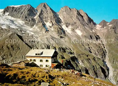 AK / Ansichtskarte Greizerhuette in der Floite Zillertaler Alpen Greizerhuette