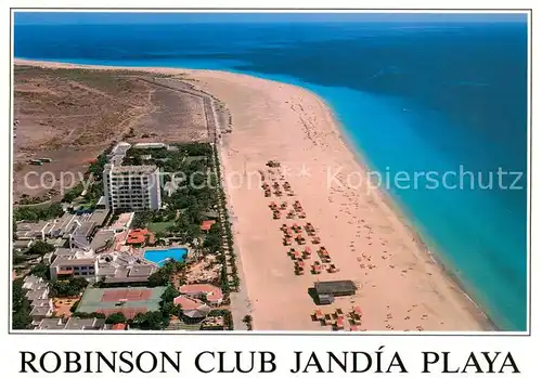 AK / Ansichtskarte Jandia_Playa Robinson Club Strand Fliegeraufnahme Jandia_Playa