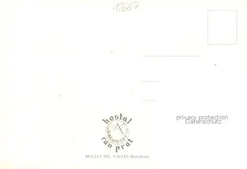 AK / Ansichtskarte Mollet_del_Valles Hostal can prat 