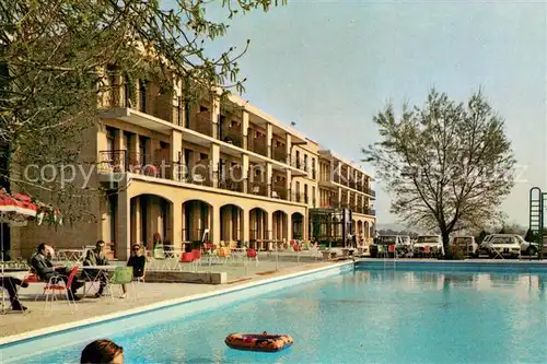 AK / Ansichtskarte Puyricard Hotel Restaurant Bar Clos Guiot Piscine 