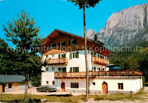 AK / Ansichtskarte Voels_Schlern_Suedtirol Pension Waldsee Albergo Voels_Schlern_Suedtirol