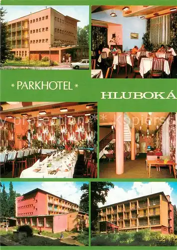 AK / Ansichtskarte Hluboka_Vltavou Parkhotel Restaurant Hluboka Vltavou
