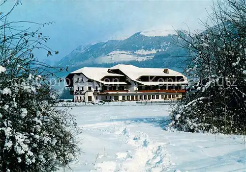 AK / Ansichtskarte Reischach_Bruneck Hotel Rudolf Winterlandschaft Reischach Bruneck