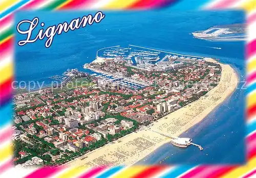 AK / Ansichtskarte Lignano Fliegeraufnahme Lignano