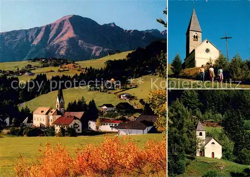 AK / Ansichtskarte Terenten_Vintl_Suedtirol Kirchen an der Pustertaler Sonnenstrasse Terenten_Vintl_Suedtirol