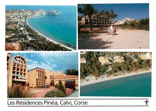 AK / Ansichtskarte Calvi Les Residences Pinea vue aerienne Calvi