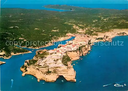 AK / Ansichtskarte Bonifacio_Corse_du_Sud Ile de beaute Falaises vue aerienne Bonifacio_Corse_du_Sud