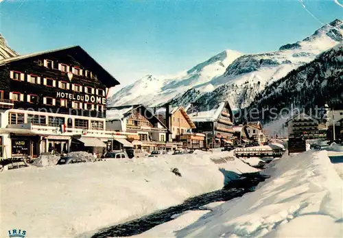 AK / Ansichtskarte Val_d_Isere Hotel du Dome en hiver Station des Sports d hiver Alpes francaises Val_d_Isere