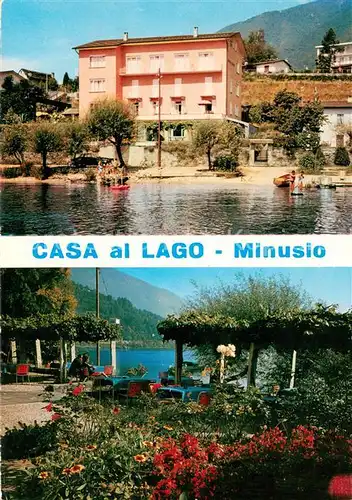 AK / Ansichtskarte Minusio_Locarno_TI Casa al Lago Minusio_Locarno_TI