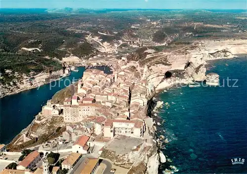 AK / Ansichtskarte Bonifacio_Corse_du_Sud Vue aerienne de la ville sur la falaise Bonifacio_Corse_du_Sud