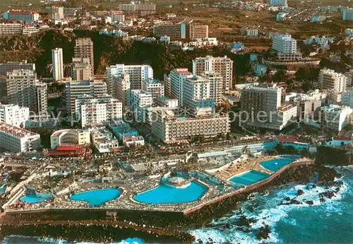 AK / Ansichtskarte Puerto_de_la_Cruz Vista aerea piscinas y hoteles Puerto_de_la_Cruz