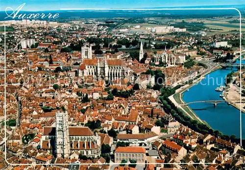 AK / Ansichtskarte Auxerre Fliegeraufnahme Auxerre