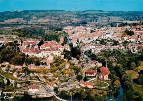AK / Ansichtskarte Semur en Auxois Vue aerienne Semur en Auxois