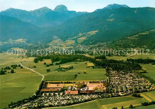 AK / Ansichtskarte Reithof_Bad_Feilnbach Tenda Camping am Fuss des Wendelstein Bayerische Alpen Fliegeraufnahme 