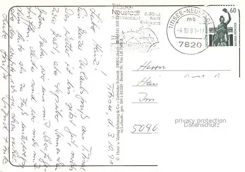 AK / Ansichtskarte Titisee Blick auf Hochfirst Titisee Baerental Feldberg Hinterzarten Schwarzwald Fliegeraufnahme Titisee