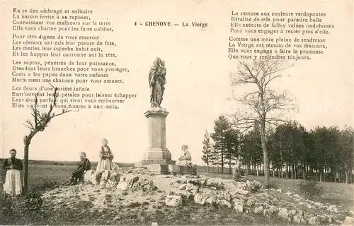 AK / Ansichtskarte Chenove La Vierge Gedicht Chenove
