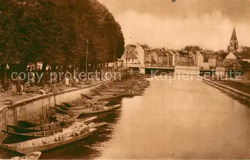 AK / Ansichtskarte Amiens Marche sur l Eau Amiens