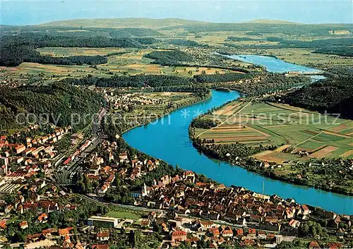 AK / Ansichtskarte Waldshut Tiengen Fliegeraufnahme Waldshut Tiengen