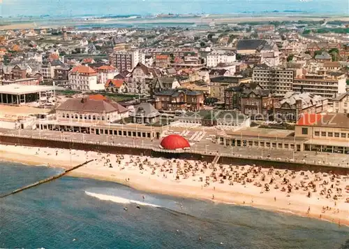 AK / Ansichtskarte Westerland_Sylt Nordseeheilbad Fliegeraufnahme Westerland_Sylt