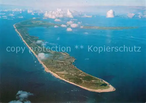 AK / Ansichtskarte Sylt Nordseeinsel Fliegeraufnahme aus 3000 m Hoehe Sylt