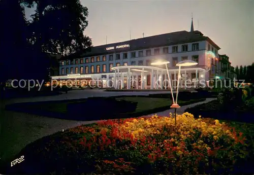 AK / Ansichtskarte Niederbronn les Bains Le Casino la nuit Niederbronn les Bains