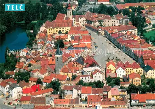 AK / Ansichtskarte Telc Fliegeraufnahme Telc