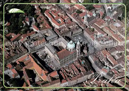 AK / Ansichtskarte Praha_Prahy_Prague Kleinseiterring Fliegeraufnahme Praha_Prahy_Prague