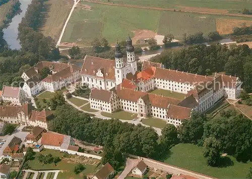 AK / Ansichtskarte Obermarchtal Kloster Fliegeraufnahme Obermarchtal
