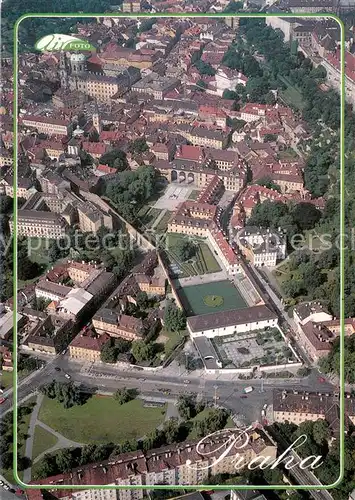 AK / Ansichtskarte Praha_Prahy_Prague Mala Strana Waldsteingarten Fliegeraufnahme Praha_Prahy_Prague