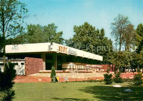 AK / Ansichtskarte Balatonfoeldvar Szot Etterem Restaurant der Gewerkschaften Balatonfoeldvar