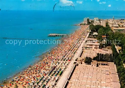 AK / Ansichtskarte Grado_Gorizia Isola d Oro spiaggia e sabbiature veduta aerea Grado Gorizia