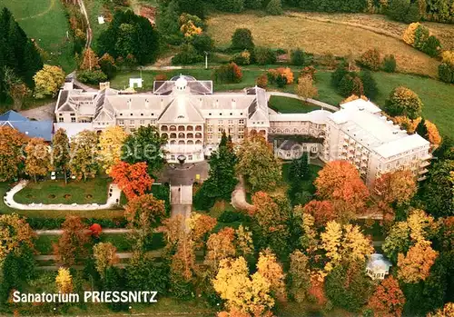 AK / Ansichtskarte Jesenik Sanatorium Priessnitz Fliegeraufnahme Jesenik