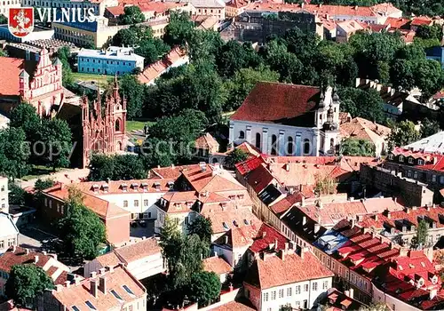 AK / Ansichtskarte Vilnius Zentrum Fliegeraufnahme Vilnius